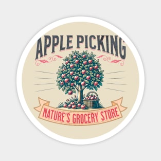 Apple Picking - Nature's Grocery Store Magnet